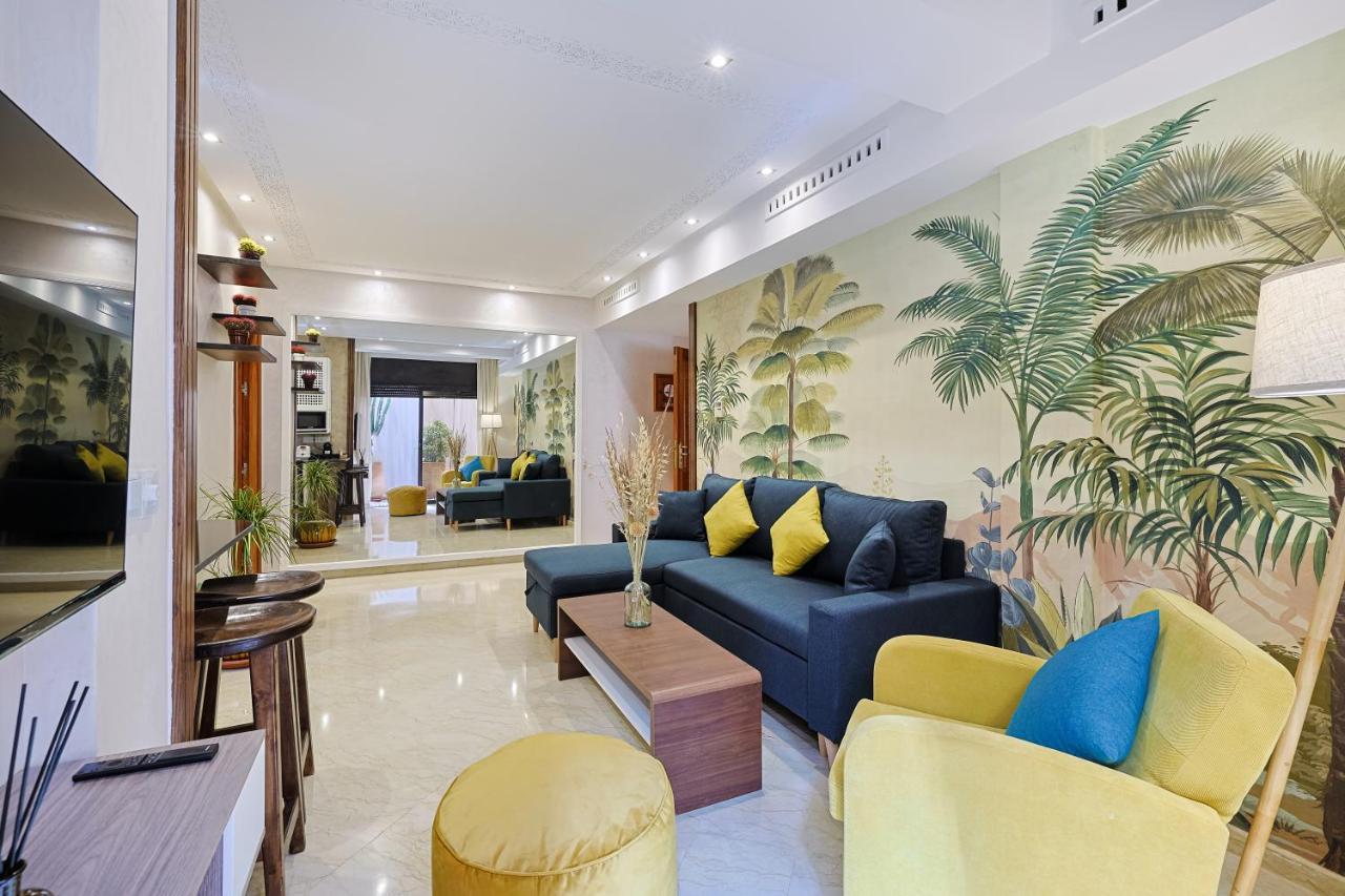 Oasis - Appartement Authentique A Gueliz Марракеш Экстерьер фото