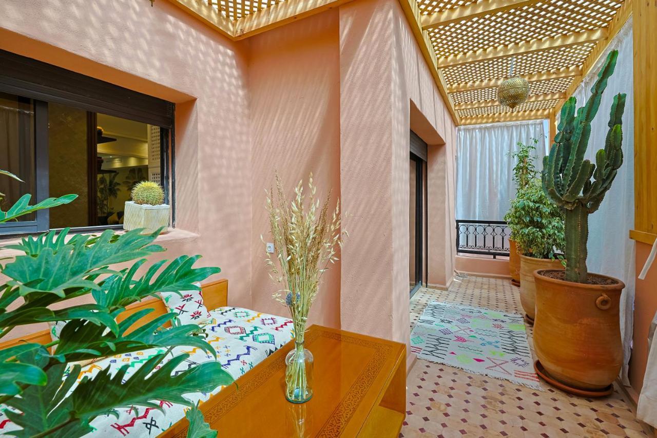 Oasis - Appartement Authentique A Gueliz Марракеш Экстерьер фото